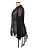 Illia 100% Silk Black Blouse Size 8 - photo 5