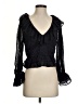 Majorelle 100% Polyester Black 3/4 Sleeve Blouse Size S - photo 1
