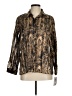 BonWorth 100% Polyester Paisley Gold Long Sleeve Blouse Size M (petite) - photo 1