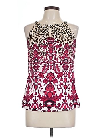 White House Black Market Sleeveless Silk Top (view 1)