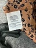 Point Sur 100% Silk Animal Print Brown Long Sleeve Silk Top Size L - photo 8