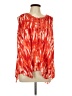 French Laundry 100% Polyester Orange Long Sleeve Blouse Size L - photo 1