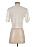 Paige 100% Linen Ivory Short Sleeve Top Size XXS - photo 2