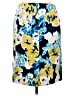 Lyssé Print Blue Casual Skirt Size L - photo 2