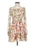 1.State 100% Polyester Floral Ivory Cocktail Dress Size S - photo 1
