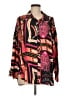 Maaji 100% Viscose Print Pink Long Sleeve Blouse Size M - photo 1