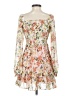 1.State 100% Polyester Floral Ivory Cocktail Dress Size S - photo 2