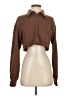 Guizio Brown Long Sleeve Blouse Size XS - photo 1