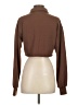 Guizio Brown Long Sleeve Blouse Size XS - photo 2