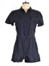 OUTERKNOWN Solid Blue Romper Size S - photo 1