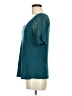 Merokeety 100% Polyester Teal Short Sleeve Top Size M - photo 5
