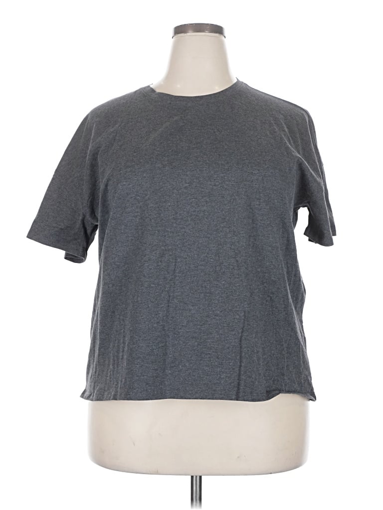Pre-owned Cozy Earth Short Sleeve T-shirt In Gray