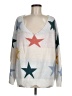 Macaron Stars Silver Pullover Sweater Size M - photo 1