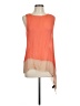 Sanctuary 100% Viscose Orange Sleeveless Blouse Size L - photo 1