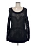 Tribal Black Pullover Sweater Size M - photo 1