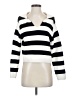 Moon & Madison Stripes White Pullover Sweater Size S - photo 1