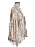 Adrienne Metallic Silver Pullover Sweater Size M - photo 4