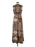 Kasper Animal Print Brown Casual Dress Size M - photo 2