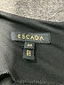 Escada Solid Black Cocktail Dress Size EU 46 / US 16 - photo 7
