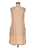Assorted Brands Solid Tan Casual Dress Size M - photo 1