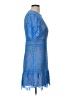 Saylor Blue Cocktail Dress Size L - photo 4