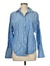 J.Crew Stripes Blue Long Sleeve Button-Down Shirt Size 8 - photo 1