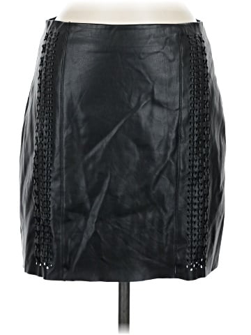 Gianni Bini Faux Leather Skirt (view 1)