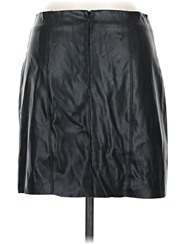 Gianni Bini Faux Leather Skirt (view 2)