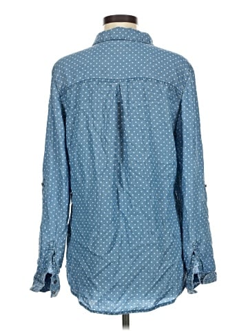 Tinsel Long Sleeve Button-Down Shirt (view 2)
