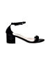 Just Fab Black Sandals Size 8 1/2 (X-wide) - photo 1