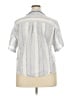 Assorted Brands 100% Cotton Stripes Silver Short Sleeve Button-Down Shirt Size XXL - photo 2