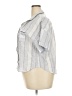 Assorted Brands 100% Cotton Stripes Silver Short Sleeve Button-Down Shirt Size XXL - photo 5