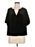 Gap Black Short Sleeve Blouse Size M - photo 1
