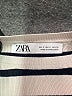 Zara Stripes Ivory Short Sleeve Top Size S - photo 7
