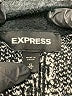 Express 100% Polyester Animal Print Black Cardigan Size XL - photo 7