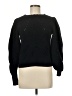 By Anthropologie Chevron-herringbone Black Pullover Sweater Size M - photo 1