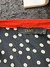 THML 100% Polyester Polka Dots Black Long Sleeve Blouse Size S - photo 7