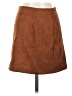 Shein Solid Brown Casual Skirt Size 2 - photo 1