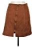 Shein Solid Brown Casual Skirt Size 2 - photo 2