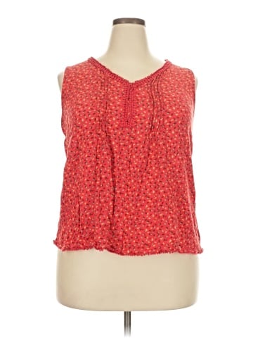 Skies Are Blue Sleeveless Blouse (view 1)