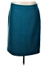 J.Crew 100% Wool Solid Teal Wool Skirt Size 12 - photo 1