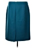 J.Crew 100% Wool Solid Teal Wool Skirt Size 12 - photo 2
