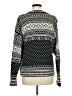 L.L.Bean 100% Cotton Paisley Black Pullover Sweater Size M - photo 2