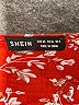 Shein 100% Rayon Red 3/4 Sleeve Blouse Size 2 - photo 7
