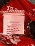 Shein 100% Rayon Red 3/4 Sleeve Blouse Size 2 - photo 8