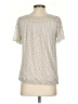 Assorted Brands Silver Short Sleeve Blouse Size XXS (estimated) - photo 2