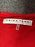 Trina Turk 100% Polyester Solid Red Cocktail Dress Size 8 - photo 7