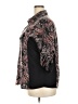 Cure 100% Polyester Paisley Black 3/4 Sleeve Blouse Size 2X - photo 5