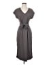 Old Navy Solid Gray Casual Dress Size XS - photo 1