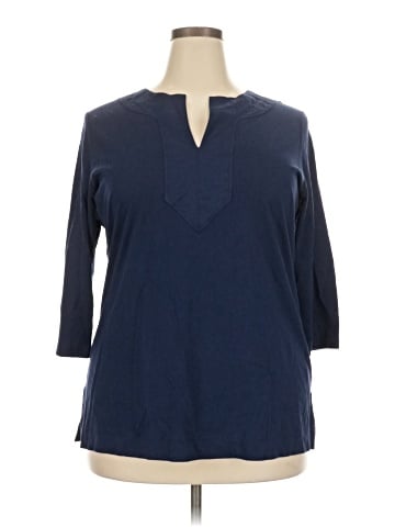 Lauren by Ralph Lauren 3/4 Sleeve Top (view 1)